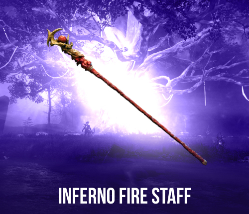 INFERNO ARTIFACT FIRE STAFF